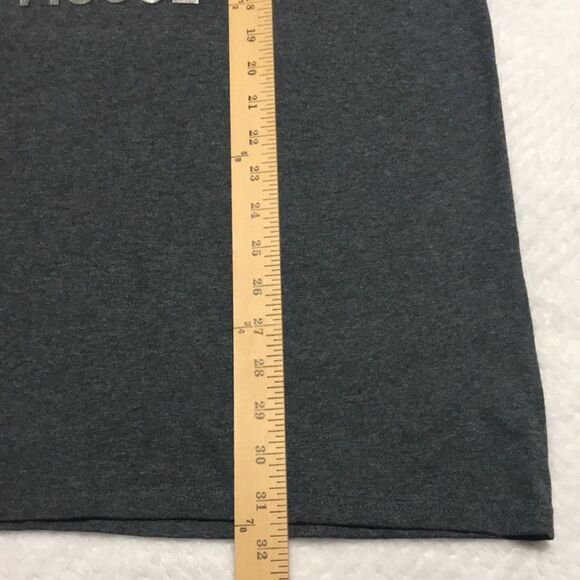 NWT Disney Graphic Tee Dark Gray Mickey Mouse Shiny Metallic Size XXL Unise - Picture 6 of 6